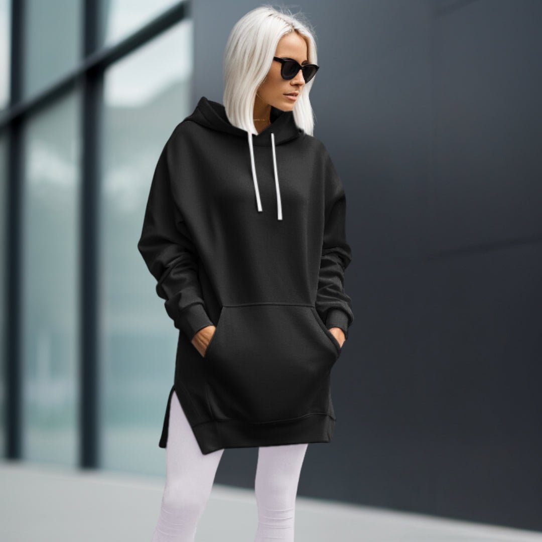 Warmy - Oversized Hoodie Jurk - ShanovaShanova