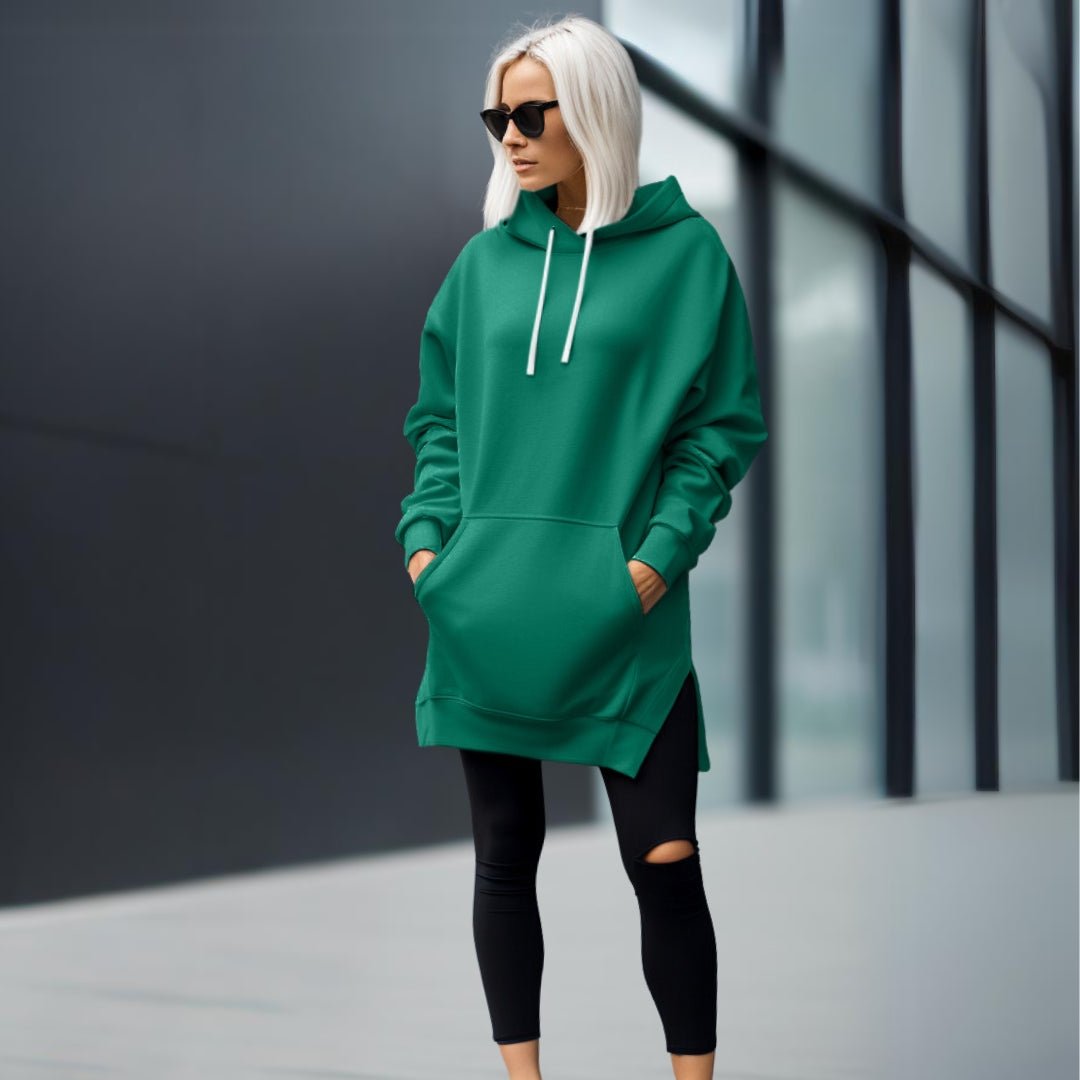 Warmy - Oversized Hoodie Jurk - ShanovaShanova